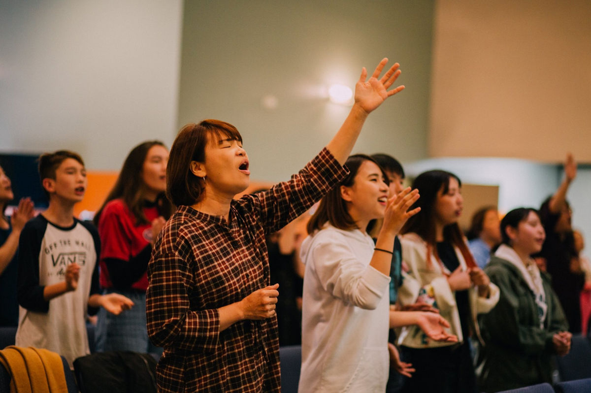 Gospel Siloam Church congregation in worship